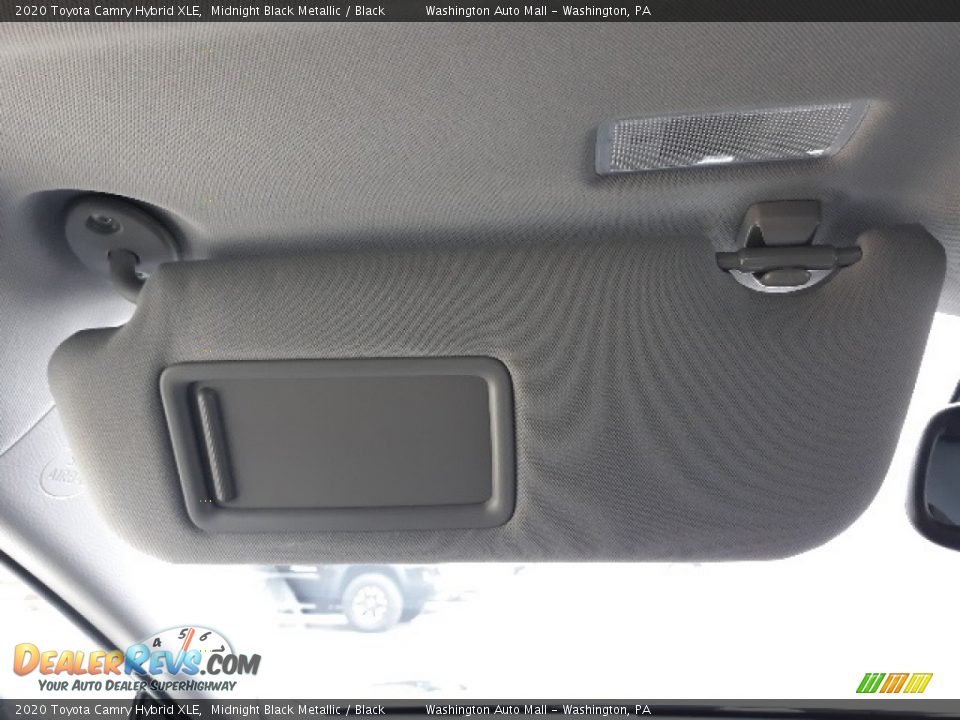 2020 Toyota Camry Hybrid XLE Midnight Black Metallic / Black Photo #22