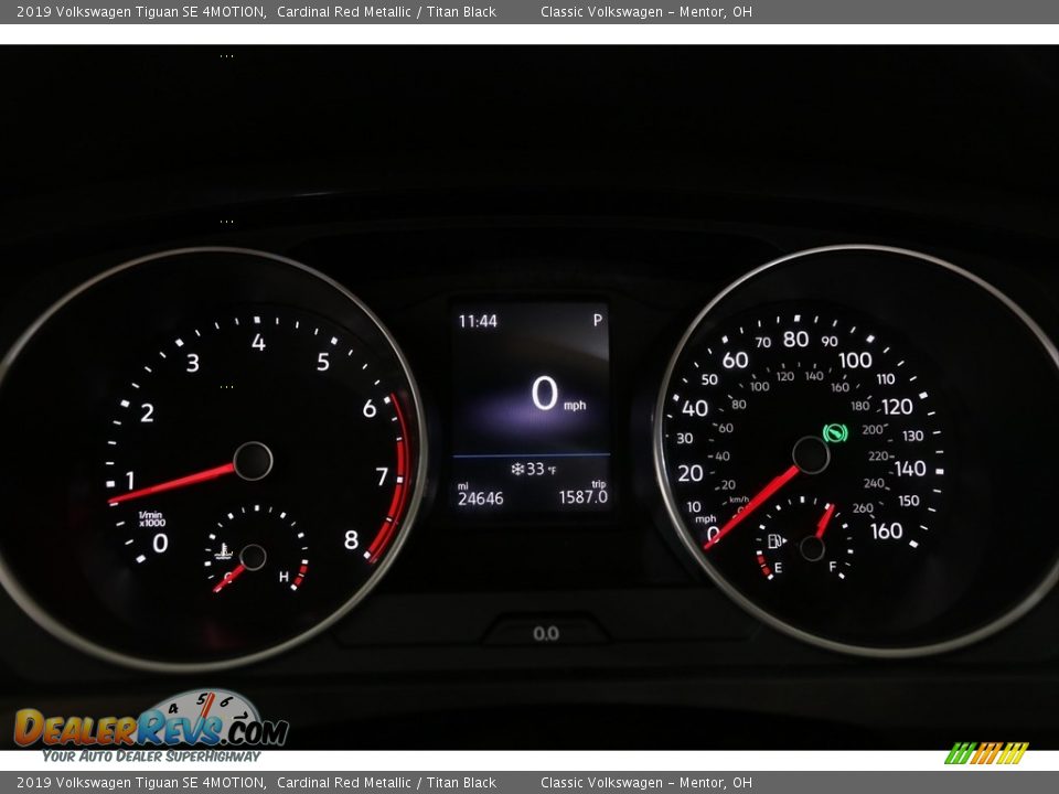 2019 Volkswagen Tiguan SE 4MOTION Gauges Photo #9