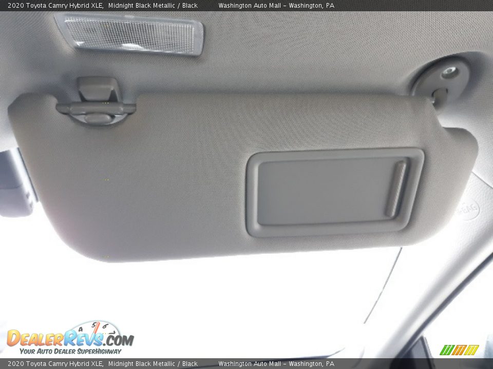 2020 Toyota Camry Hybrid XLE Midnight Black Metallic / Black Photo #23