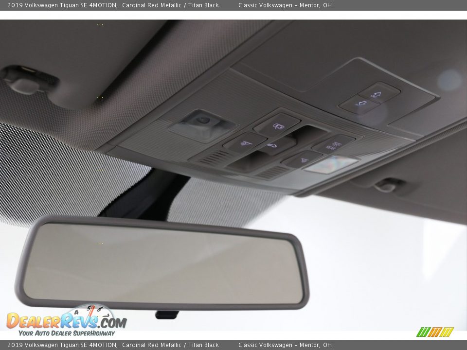 2019 Volkswagen Tiguan SE 4MOTION Cardinal Red Metallic / Titan Black Photo #10