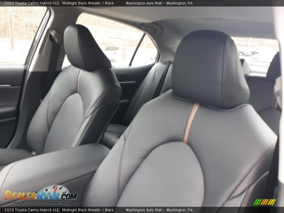 2020 Toyota Camry Hybrid XLE Midnight Black Metallic / Black Photo #25