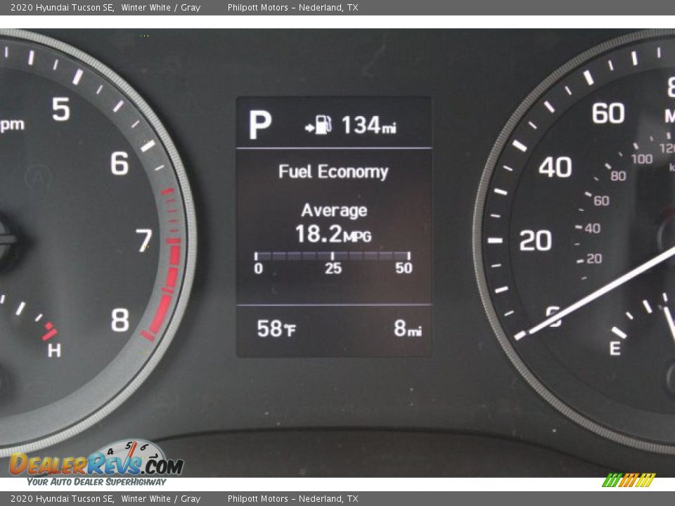 2020 Hyundai Tucson SE Winter White / Gray Photo #14