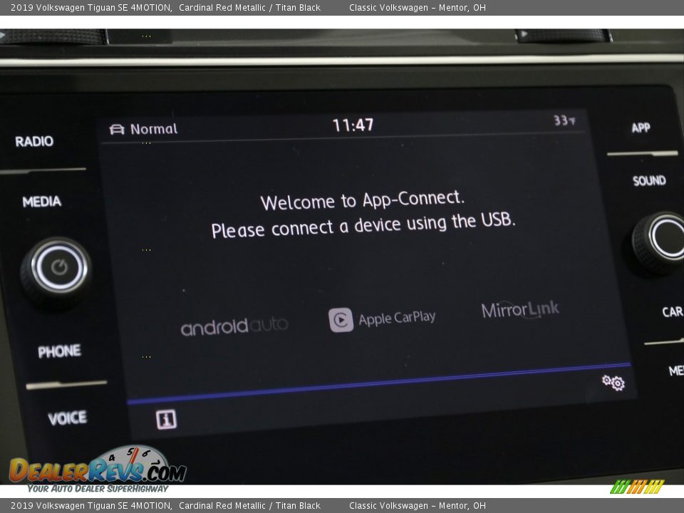 2019 Volkswagen Tiguan SE 4MOTION Cardinal Red Metallic / Titan Black Photo #14