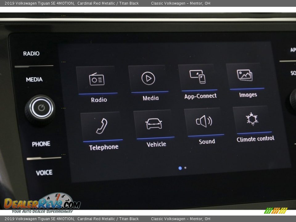 2019 Volkswagen Tiguan SE 4MOTION Cardinal Red Metallic / Titan Black Photo #16
