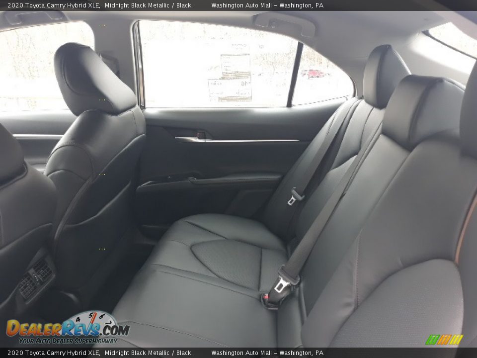 2020 Toyota Camry Hybrid XLE Midnight Black Metallic / Black Photo #30