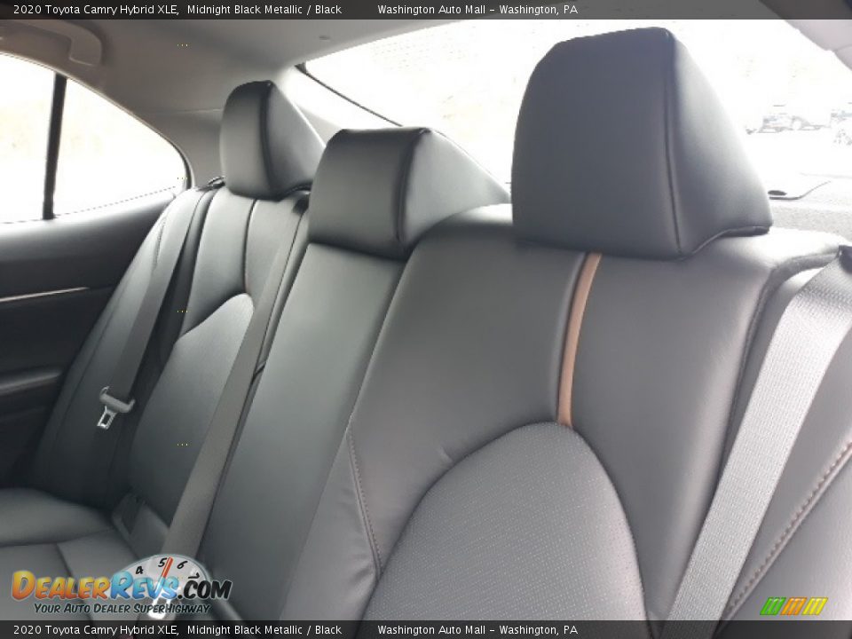 2020 Toyota Camry Hybrid XLE Midnight Black Metallic / Black Photo #31