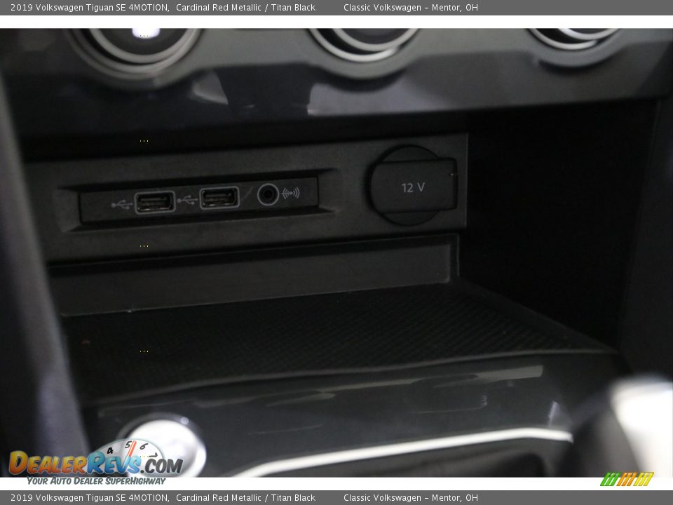 2019 Volkswagen Tiguan SE 4MOTION Cardinal Red Metallic / Titan Black Photo #19