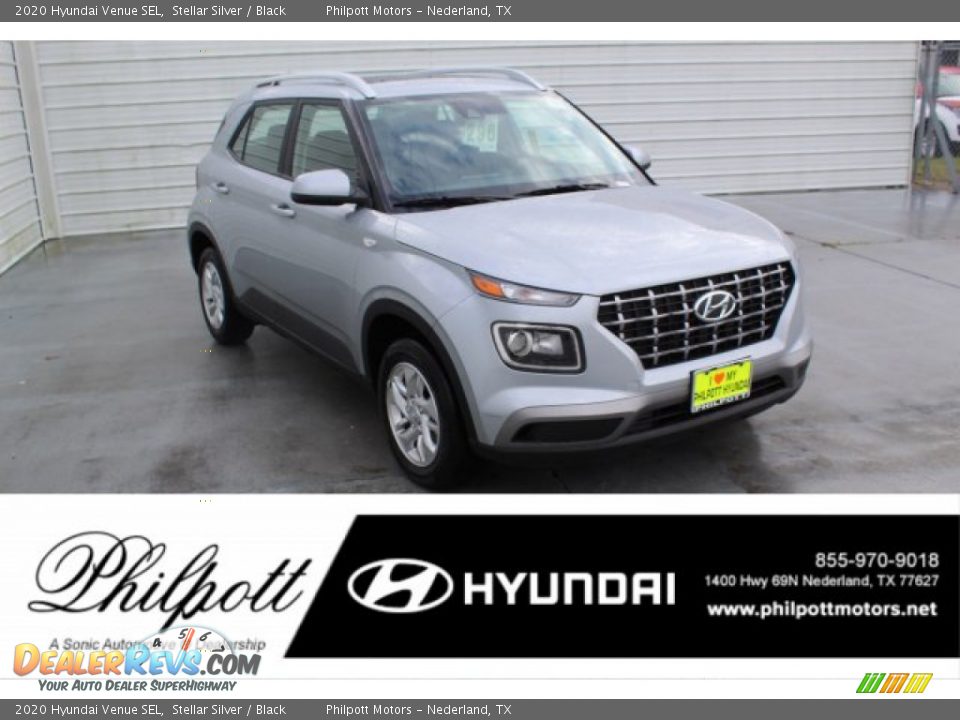 2020 Hyundai Venue SEL Stellar Silver / Black Photo #1