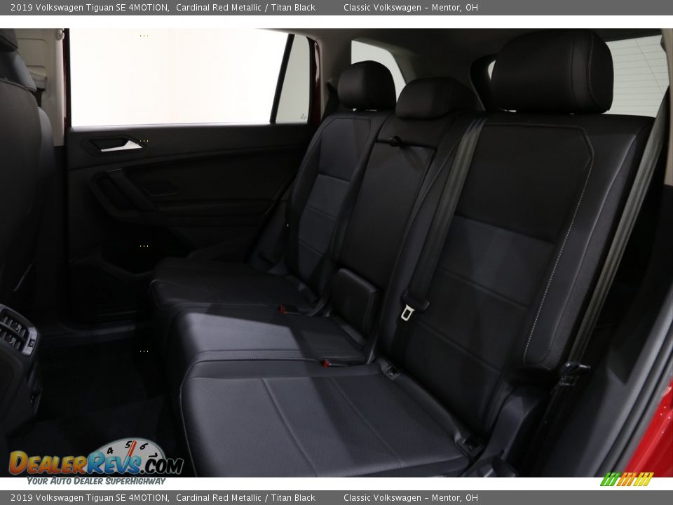 2019 Volkswagen Tiguan SE 4MOTION Cardinal Red Metallic / Titan Black Photo #24