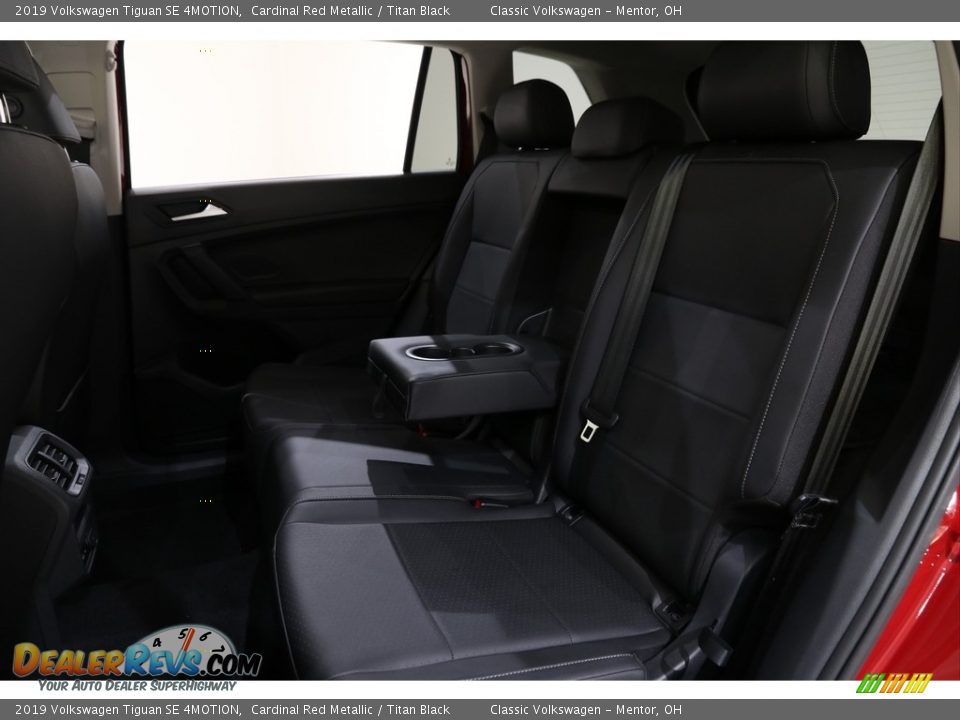 2019 Volkswagen Tiguan SE 4MOTION Cardinal Red Metallic / Titan Black Photo #25