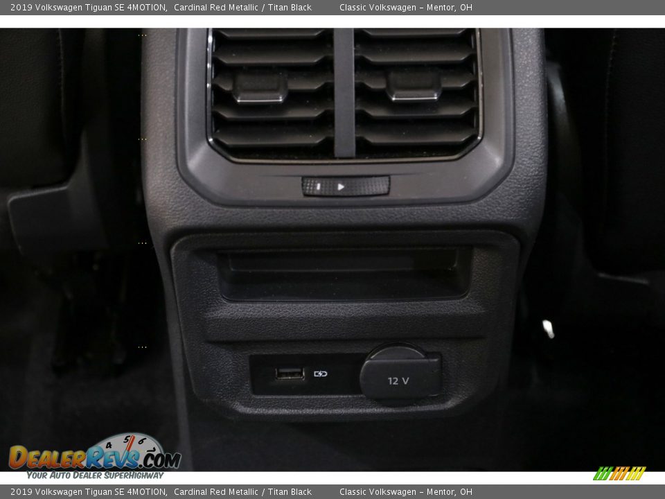 2019 Volkswagen Tiguan SE 4MOTION Cardinal Red Metallic / Titan Black Photo #26