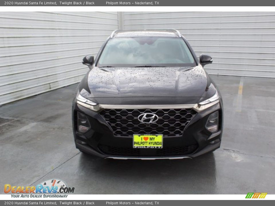 2020 Hyundai Santa Fe Limited Twilight Black / Black Photo #3