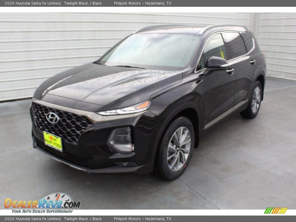 2020 Hyundai Santa Fe Limited Twilight Black / Black Photo #4