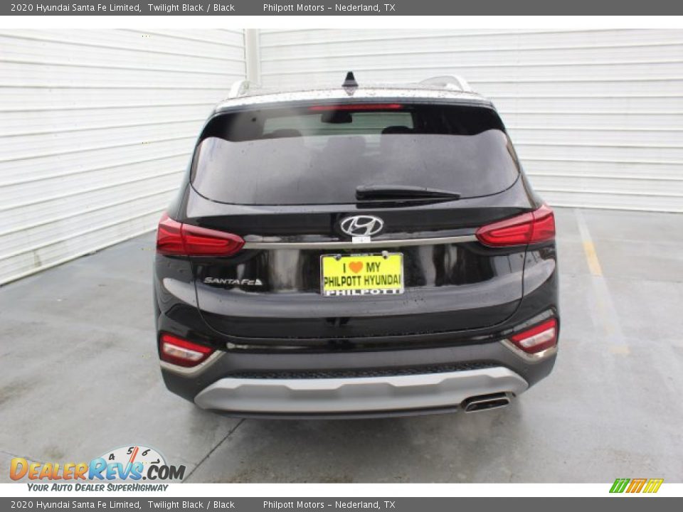 2020 Hyundai Santa Fe Limited Twilight Black / Black Photo #7