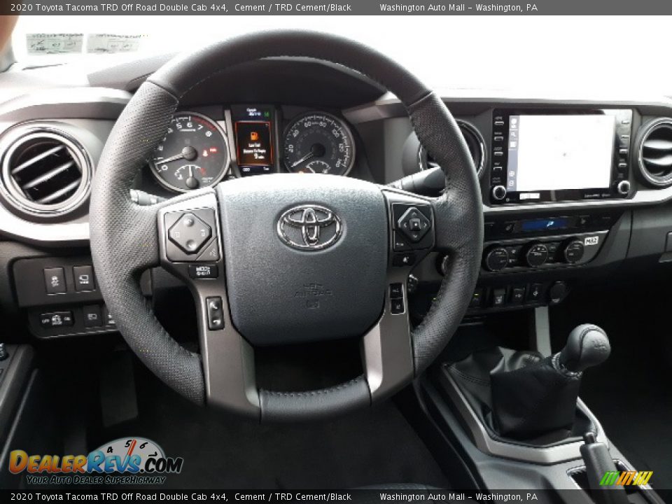 2020 Toyota Tacoma TRD Off Road Double Cab 4x4 Steering Wheel Photo #3