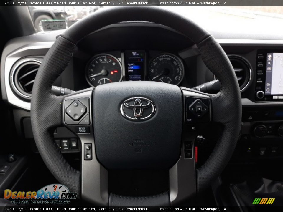 2020 Toyota Tacoma TRD Off Road Double Cab 4x4 Steering Wheel Photo #4