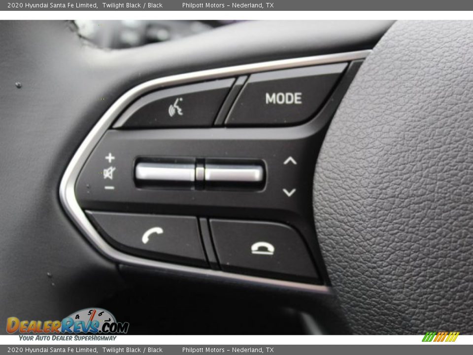 2020 Hyundai Santa Fe Limited Twilight Black / Black Photo #11