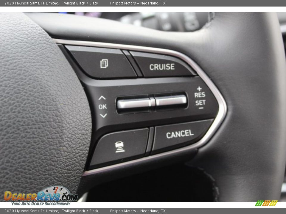 2020 Hyundai Santa Fe Limited Twilight Black / Black Photo #12