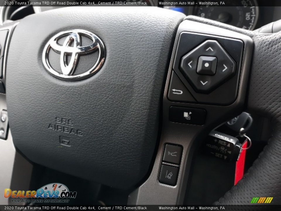 2020 Toyota Tacoma TRD Off Road Double Cab 4x4 Steering Wheel Photo #6