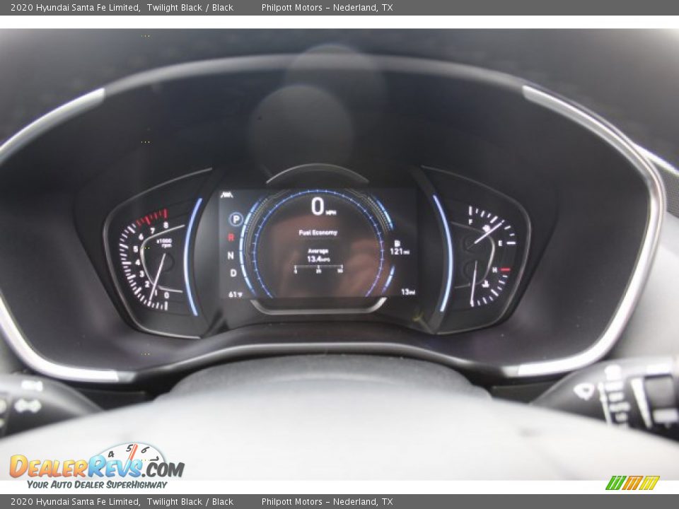 2020 Hyundai Santa Fe Limited Twilight Black / Black Photo #13