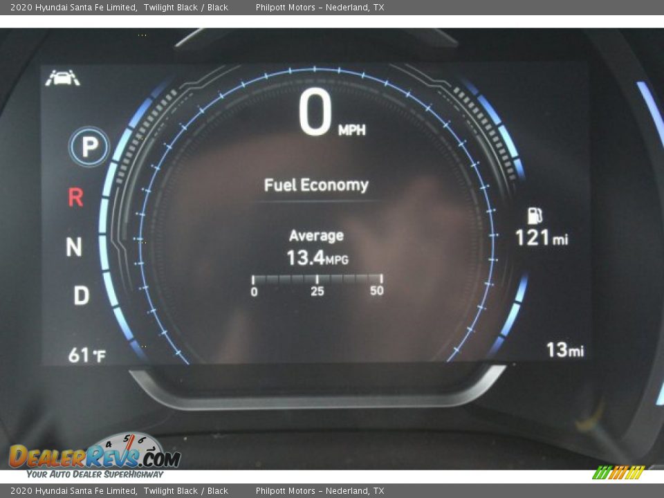 2020 Hyundai Santa Fe Limited Twilight Black / Black Photo #14