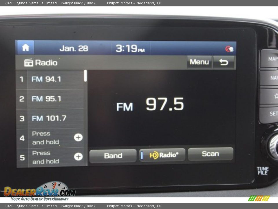 2020 Hyundai Santa Fe Limited Twilight Black / Black Photo #15