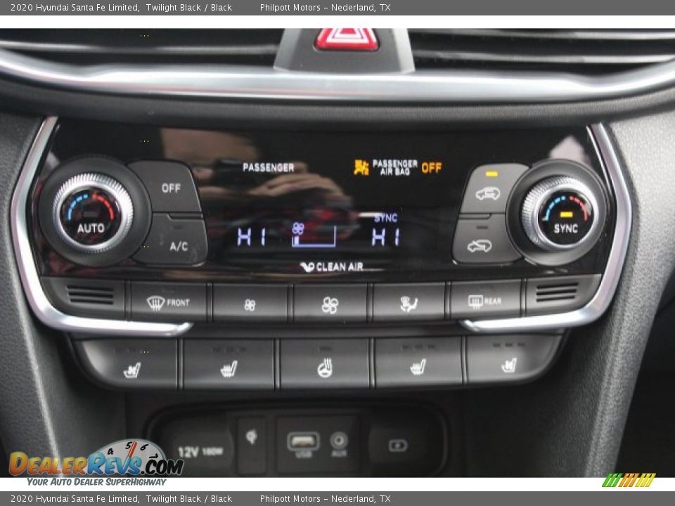 2020 Hyundai Santa Fe Limited Twilight Black / Black Photo #16