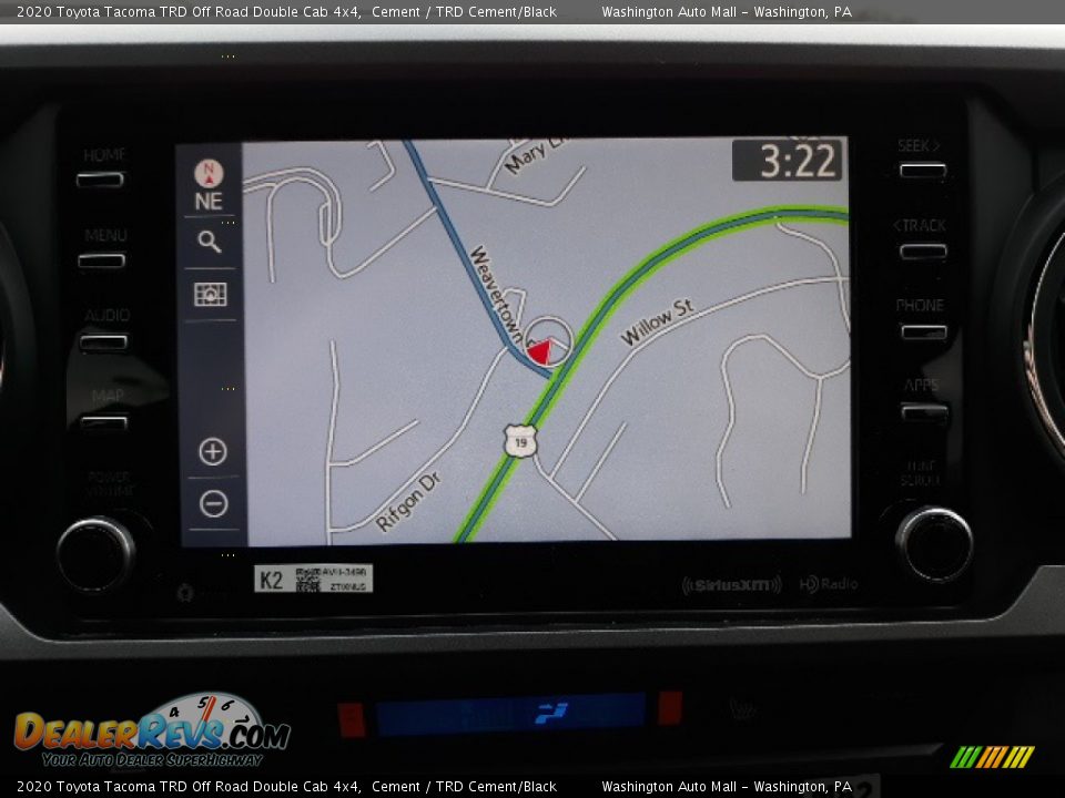 Navigation of 2020 Toyota Tacoma TRD Off Road Double Cab 4x4 Photo #12