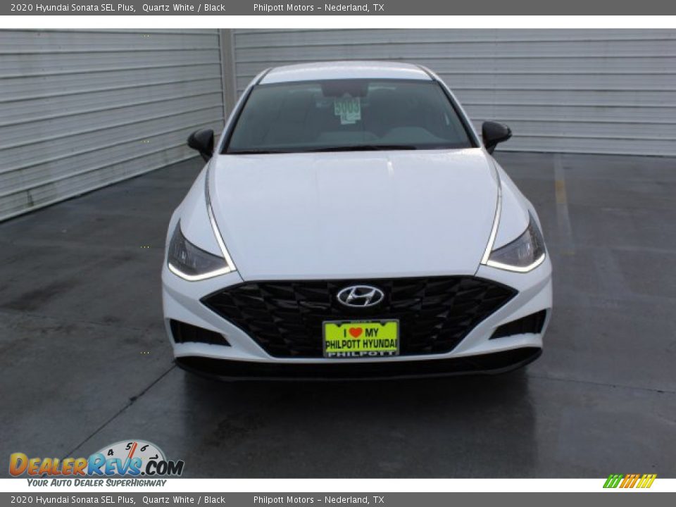 2020 Hyundai Sonata SEL Plus Quartz White / Black Photo #3