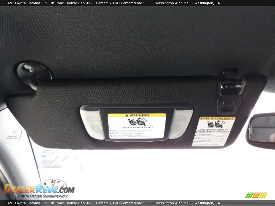 2020 Toyota Tacoma TRD Off Road Double Cab 4x4 Cement / TRD Cement/Black Photo #23