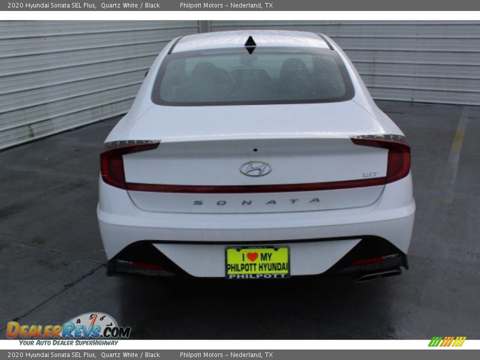 2020 Hyundai Sonata SEL Plus Quartz White / Black Photo #7