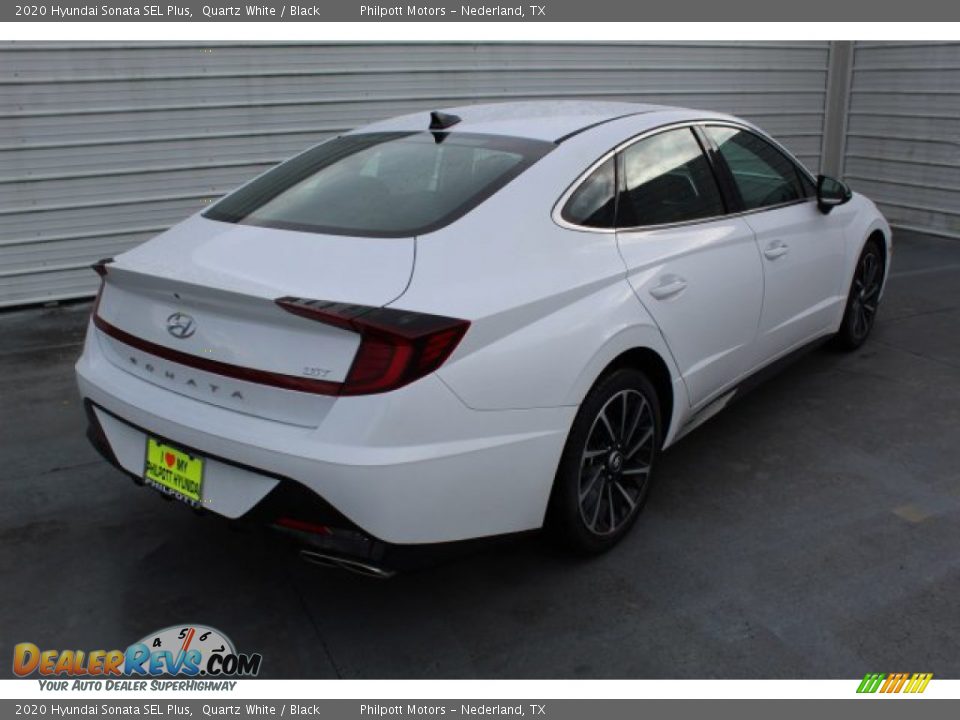 2020 Hyundai Sonata SEL Plus Quartz White / Black Photo #8
