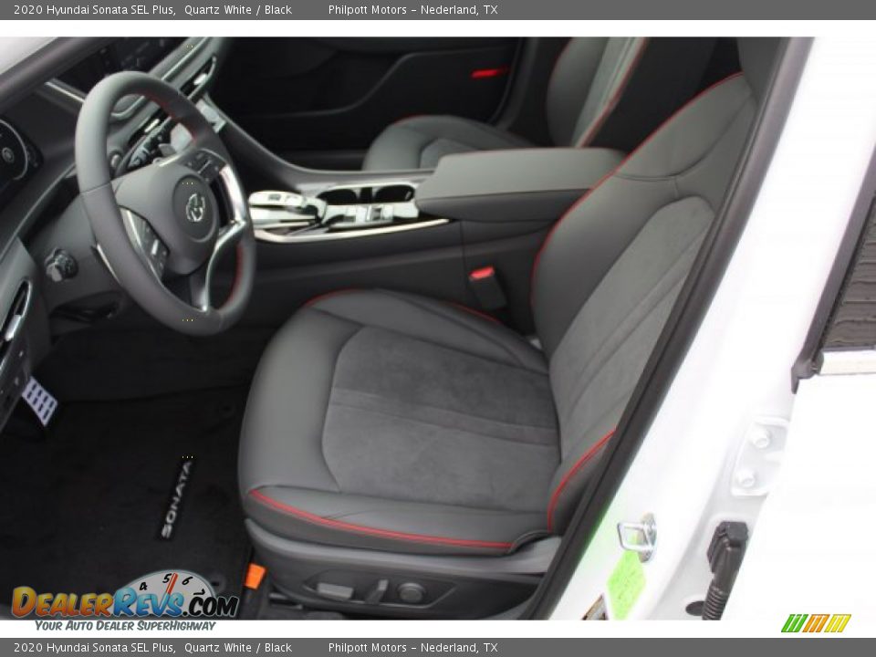 2020 Hyundai Sonata SEL Plus Quartz White / Black Photo #10