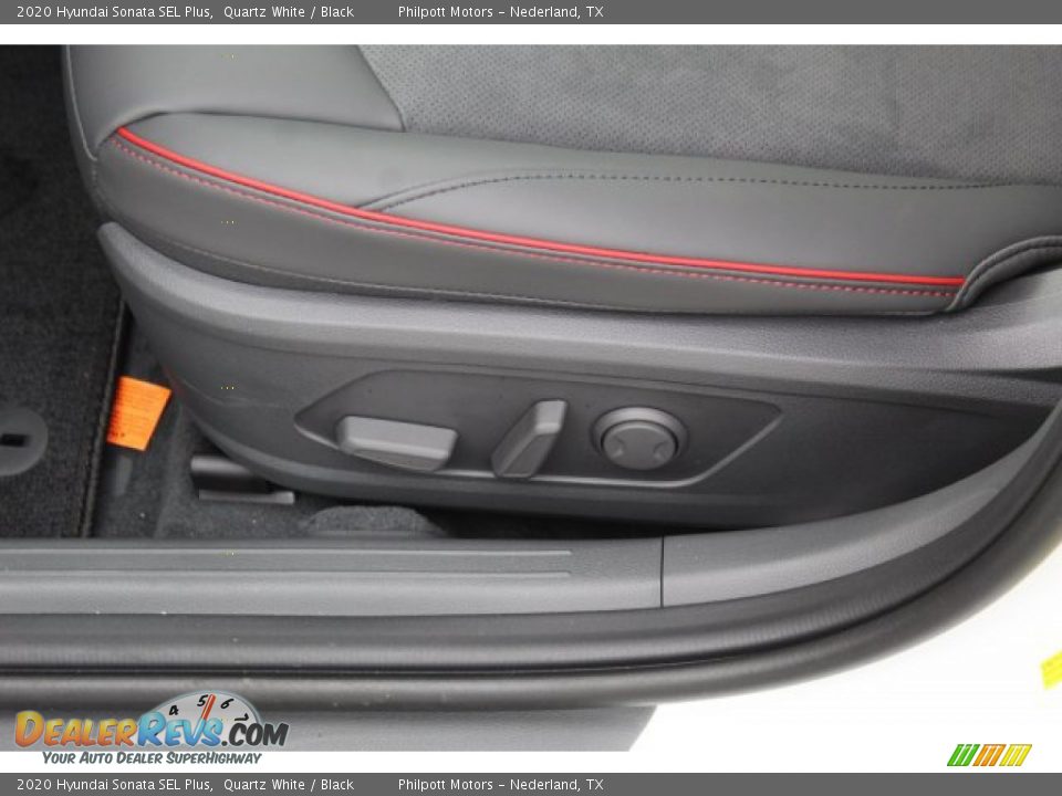 2020 Hyundai Sonata SEL Plus Quartz White / Black Photo #11