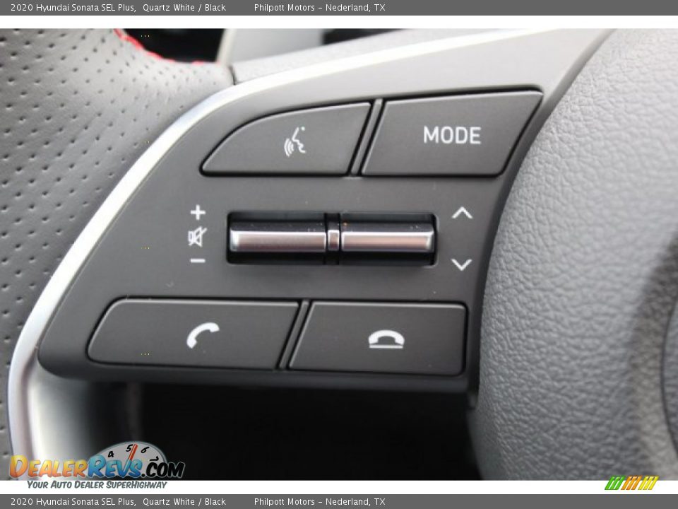2020 Hyundai Sonata SEL Plus Quartz White / Black Photo #12