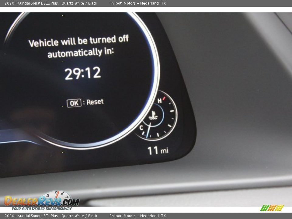 2020 Hyundai Sonata SEL Plus Quartz White / Black Photo #15