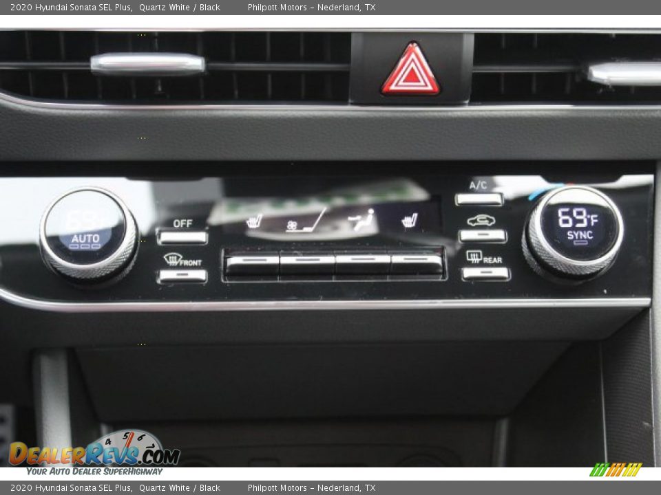 2020 Hyundai Sonata SEL Plus Quartz White / Black Photo #17