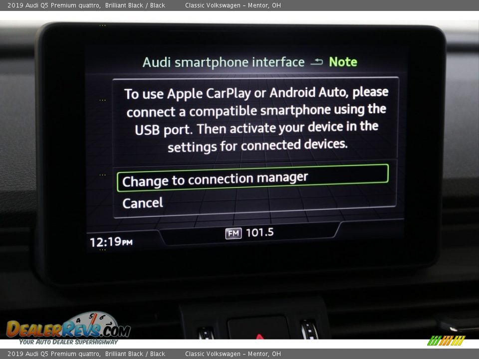 2019 Audi Q5 Premium quattro Brilliant Black / Black Photo #16