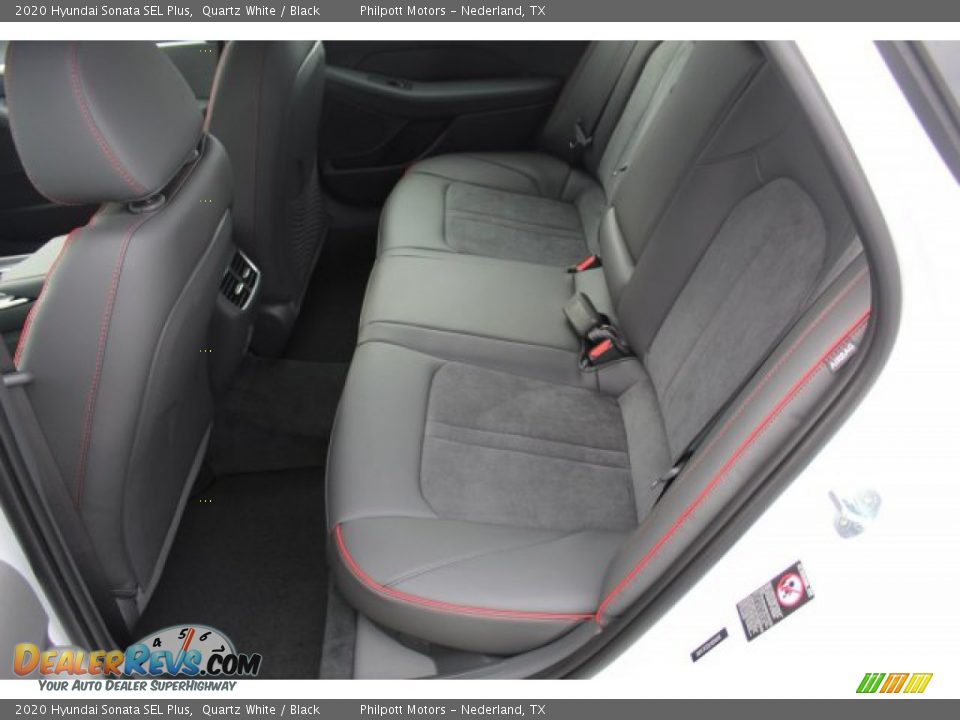 2020 Hyundai Sonata SEL Plus Quartz White / Black Photo #20