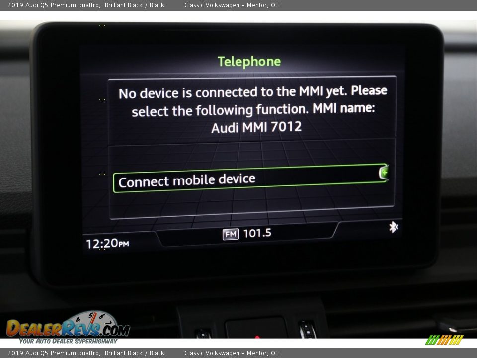 2019 Audi Q5 Premium quattro Brilliant Black / Black Photo #20