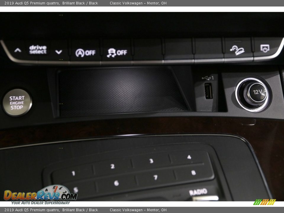 2019 Audi Q5 Premium quattro Brilliant Black / Black Photo #31