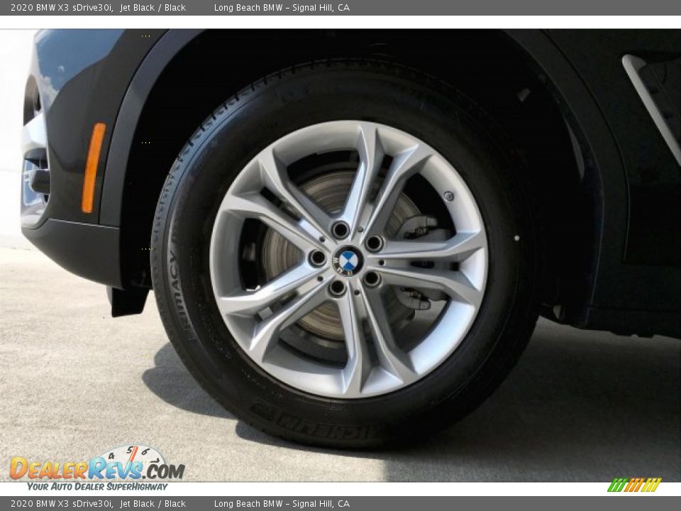 2020 BMW X3 sDrive30i Jet Black / Black Photo #9