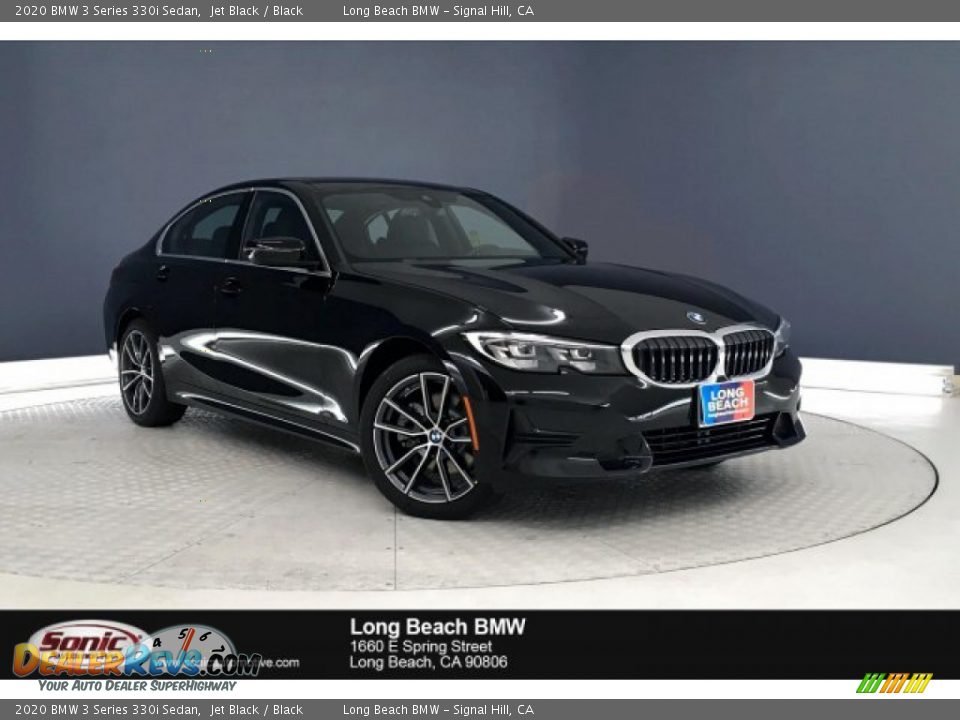 2020 BMW 3 Series 330i Sedan Jet Black / Black Photo #1
