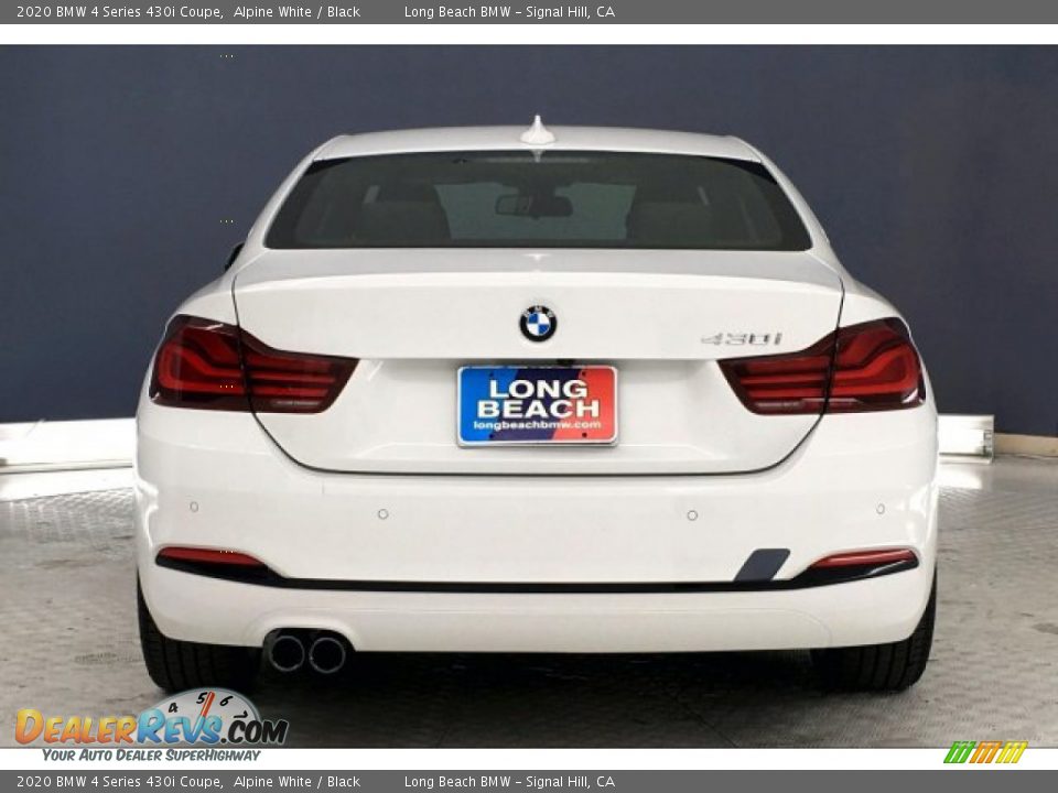2020 BMW 4 Series 430i Coupe Alpine White / Black Photo #3