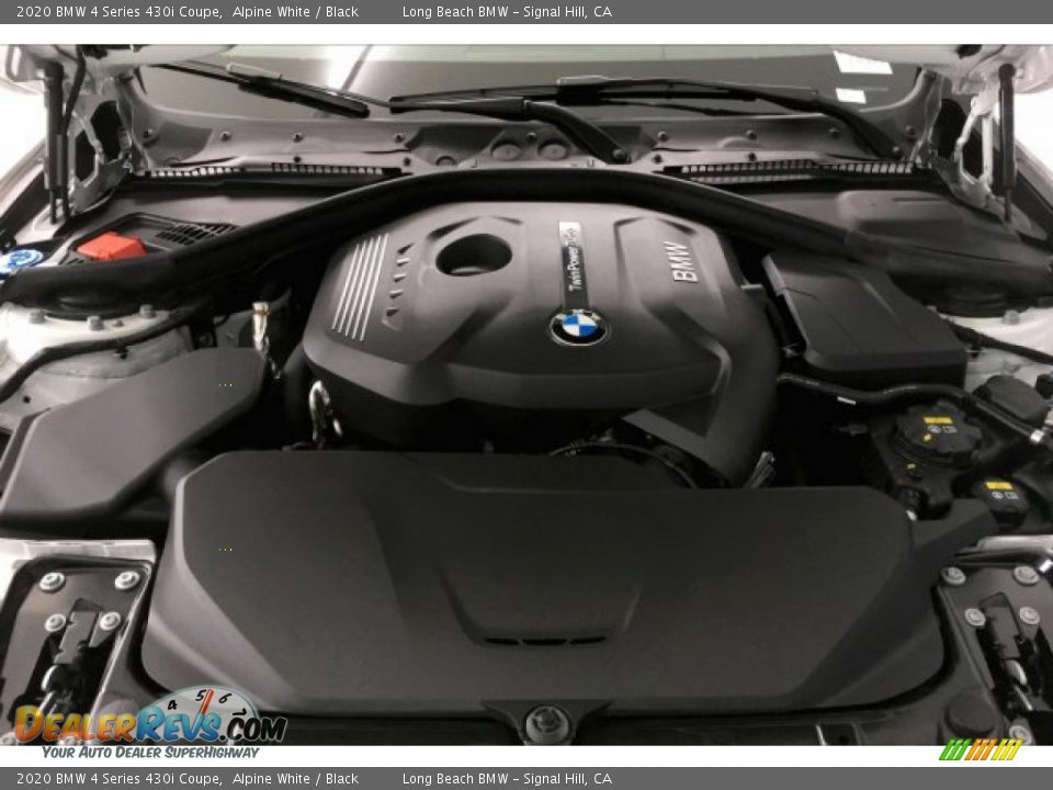 2020 BMW 4 Series 430i Coupe Alpine White / Black Photo #9