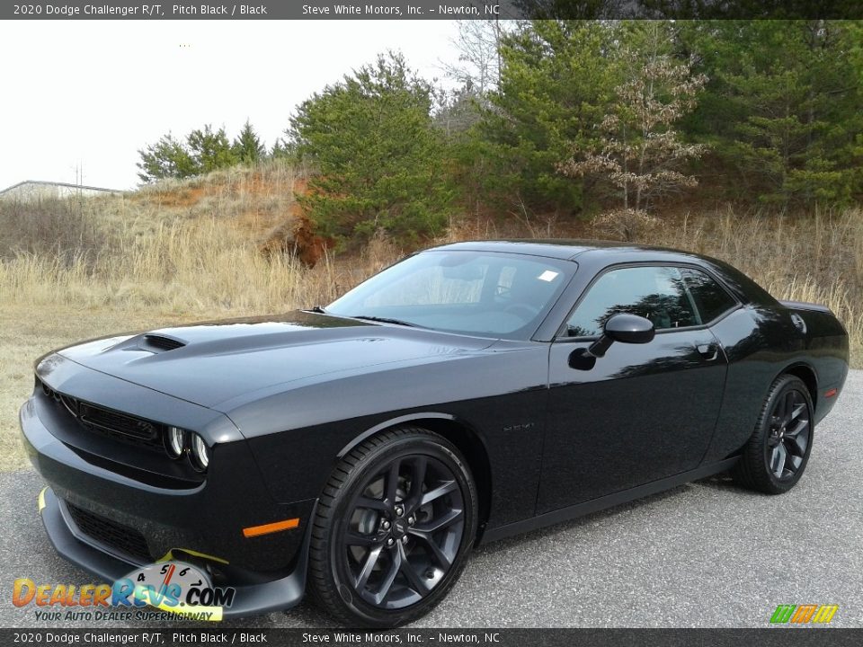 2020 Dodge Challenger R/T Pitch Black / Black Photo #2