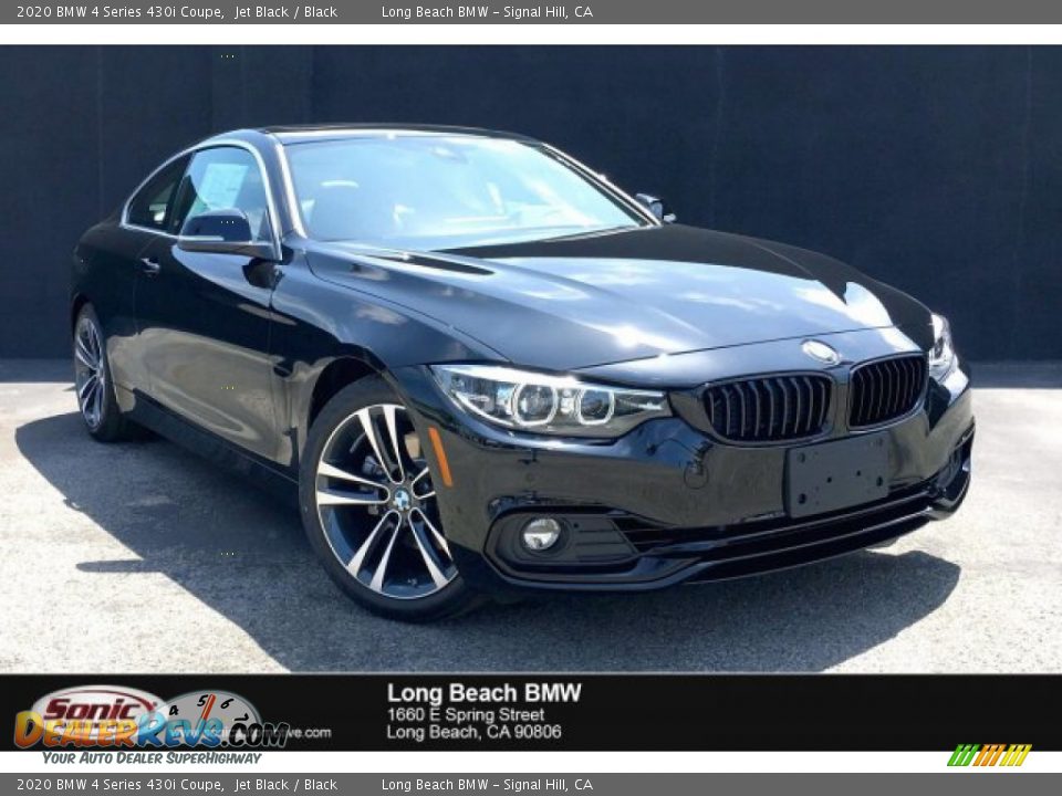 2020 BMW 4 Series 430i Coupe Jet Black / Black Photo #1