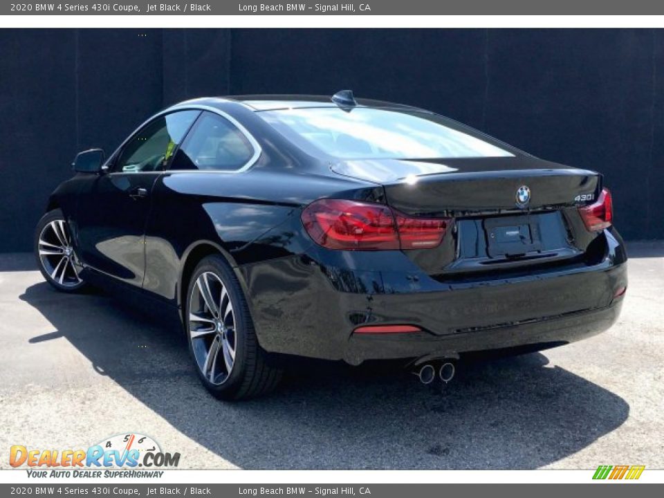 2020 BMW 4 Series 430i Coupe Jet Black / Black Photo #2