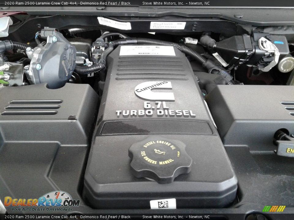 2020 Ram 2500 Laramie Crew Cab 4x4 Delmonico Red Pearl / Black Photo #10