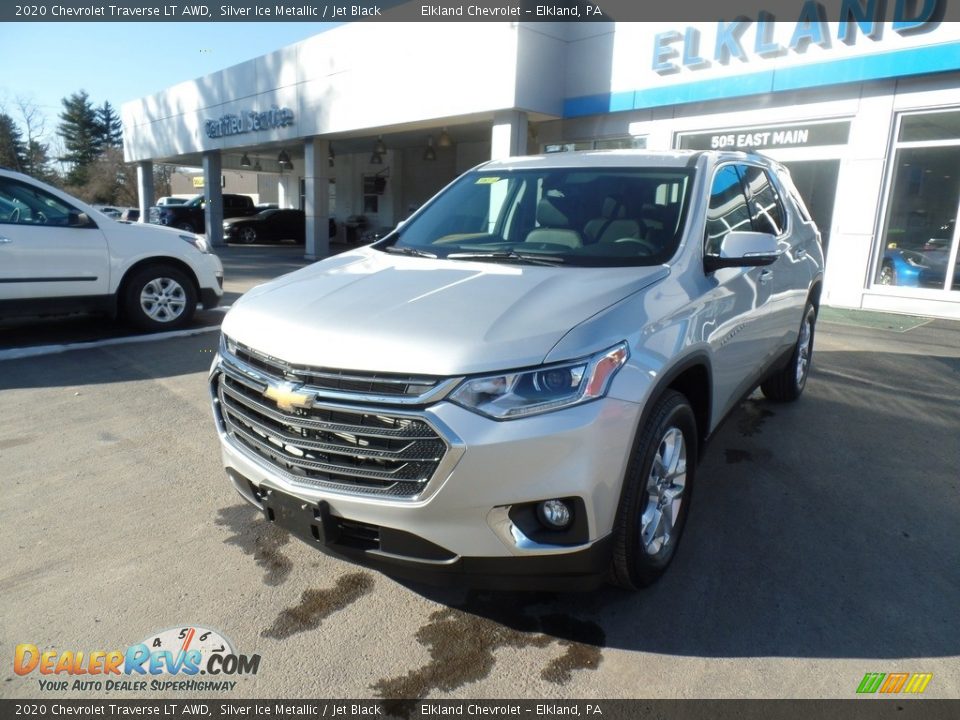 2020 Chevrolet Traverse LT AWD Silver Ice Metallic / Jet Black Photo #2